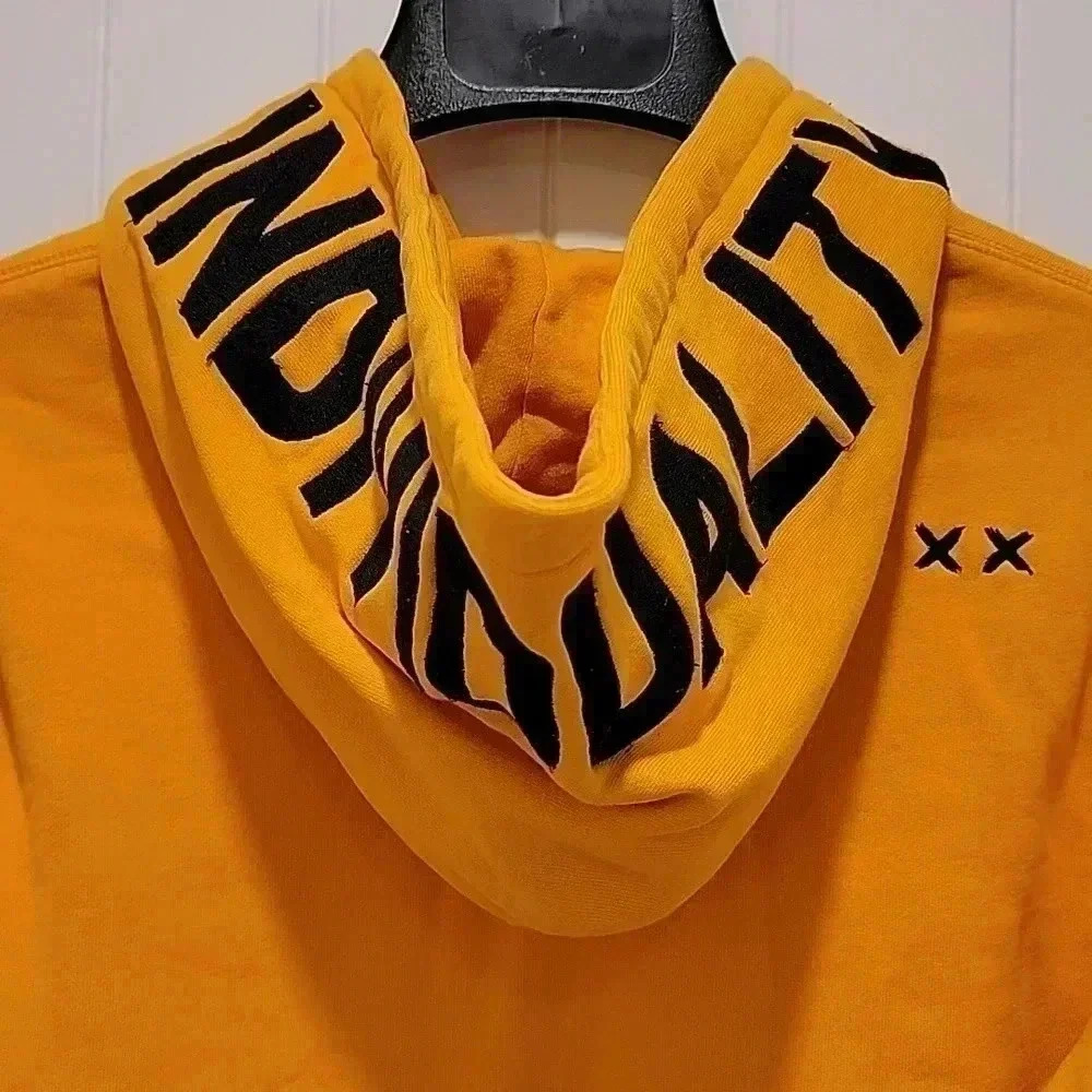 Cult of Individuality Gold Pull Over Hoodie Size Small - Picture 7 of 10